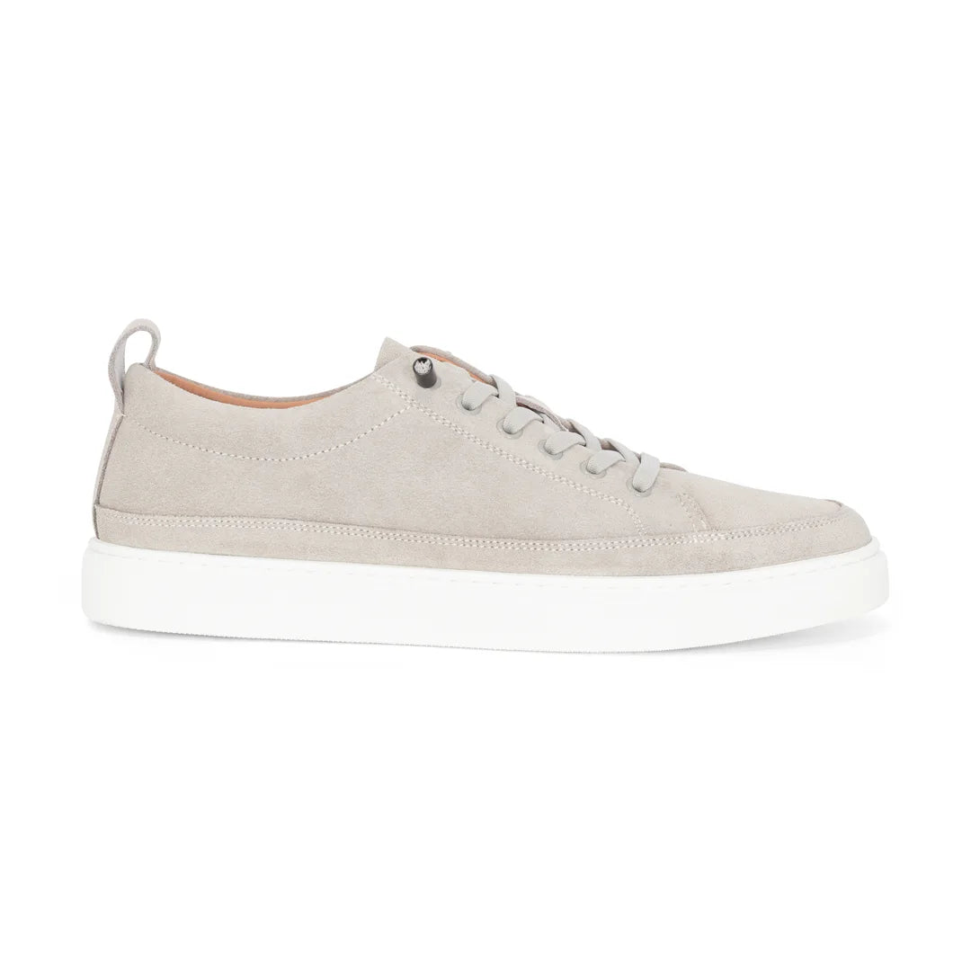 Josh - Baskets en cuir suédé gris pour homme