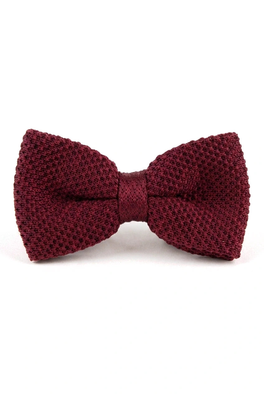 Nœud papillon tricoté