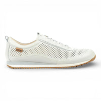 Liverpool - Baskets blanches en cuir élastique pour homme
