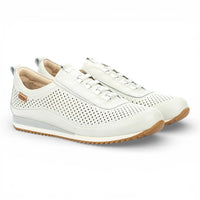 Liverpool - Baskets blanches en cuir élastique pour homme