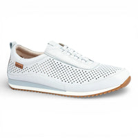Liverpool - Baskets blanches en cuir élastique pour homme