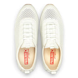 Liverpool - Baskets blanches en cuir élastique pour homme