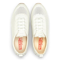 Liverpool - Baskets blanches en cuir élastique pour homme