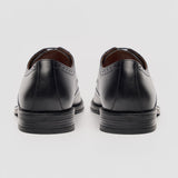 Lorenzo - Chaussures Oxford pour homme en cuir noir poli