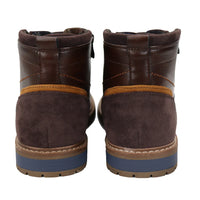 Men's Lace Up Brown Ankle Boots