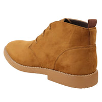 Mens's Chukka Desert Lace Up Tan Ankle Boots