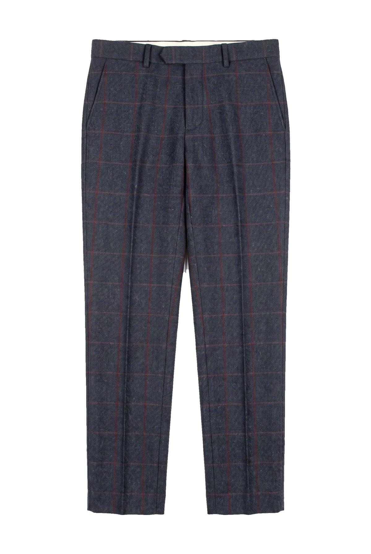 Madrid - Pantalon en tweed bleu pour homme