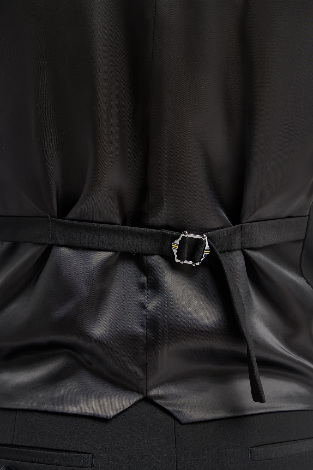 Gilet Malibu pour homme, coupe ajustée, noir