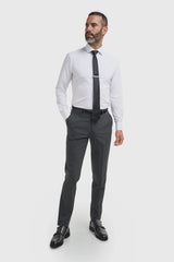Pantalon texturé anthracite Malibu pour homme