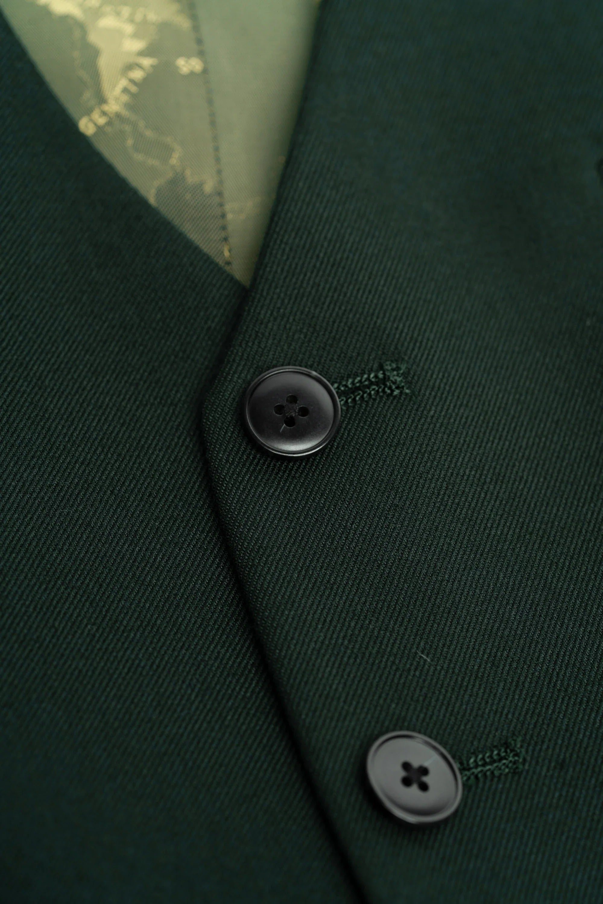 Malibu - Costume 3 pièces vert forêt pour homme