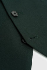 Malibu - Costume 3 pièces vert forêt pour homme
