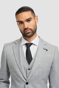 Malibu - Blazer gris pour homme, coupe ajustée