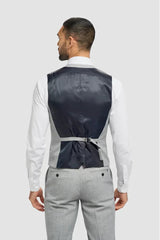 Gilet Malibu pour homme, gris, coupe ajustée