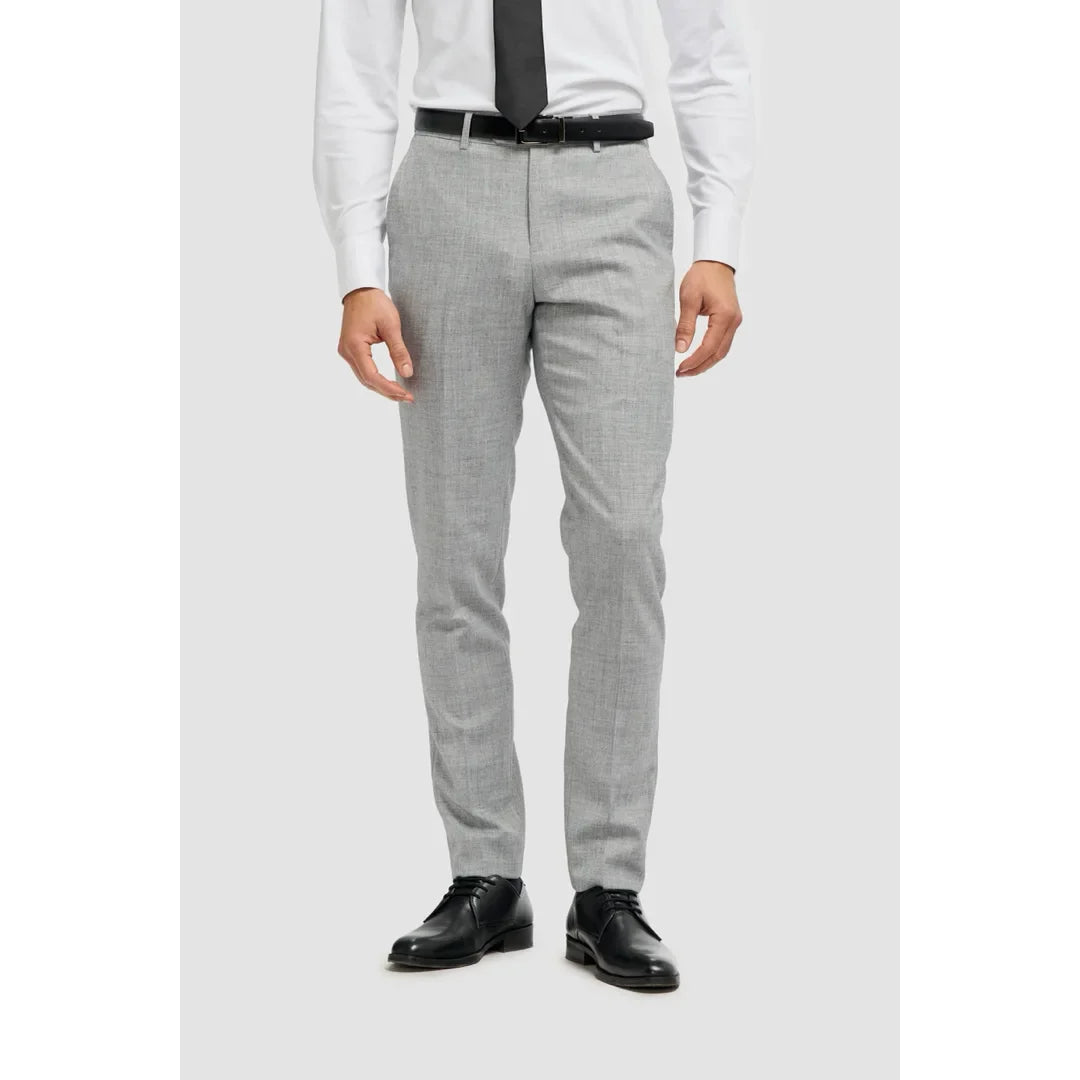 Pantalon habillé gris pour homme Malibu