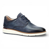 Manacor - Baskets montantes en cuir bleu pour homme