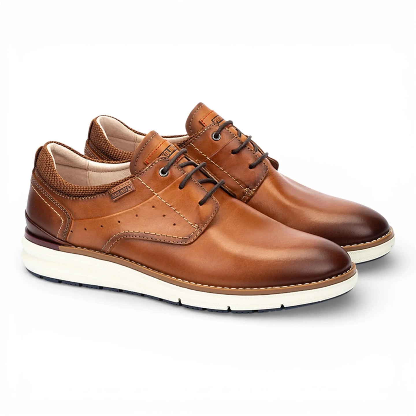 Manacor - Baskets montantes en cuir marron pour homme