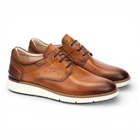 Manacor - Baskets montantes en cuir marron pour homme