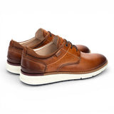 Manacor - Baskets montantes en cuir marron pour homme
