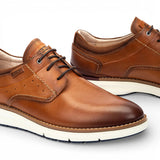 Manacor - Baskets montantes en cuir marron pour homme