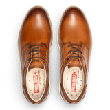 Manacor - Baskets montantes en cuir marron pour homme