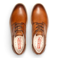 Manacor - Baskets montantes en cuir marron pour homme