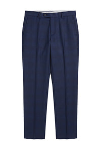 Pantalon à carreaux bleu marine Mark pour homme
