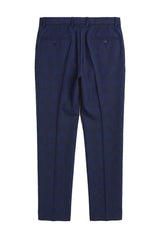 Pantalon à carreaux bleu marine Mark pour homme