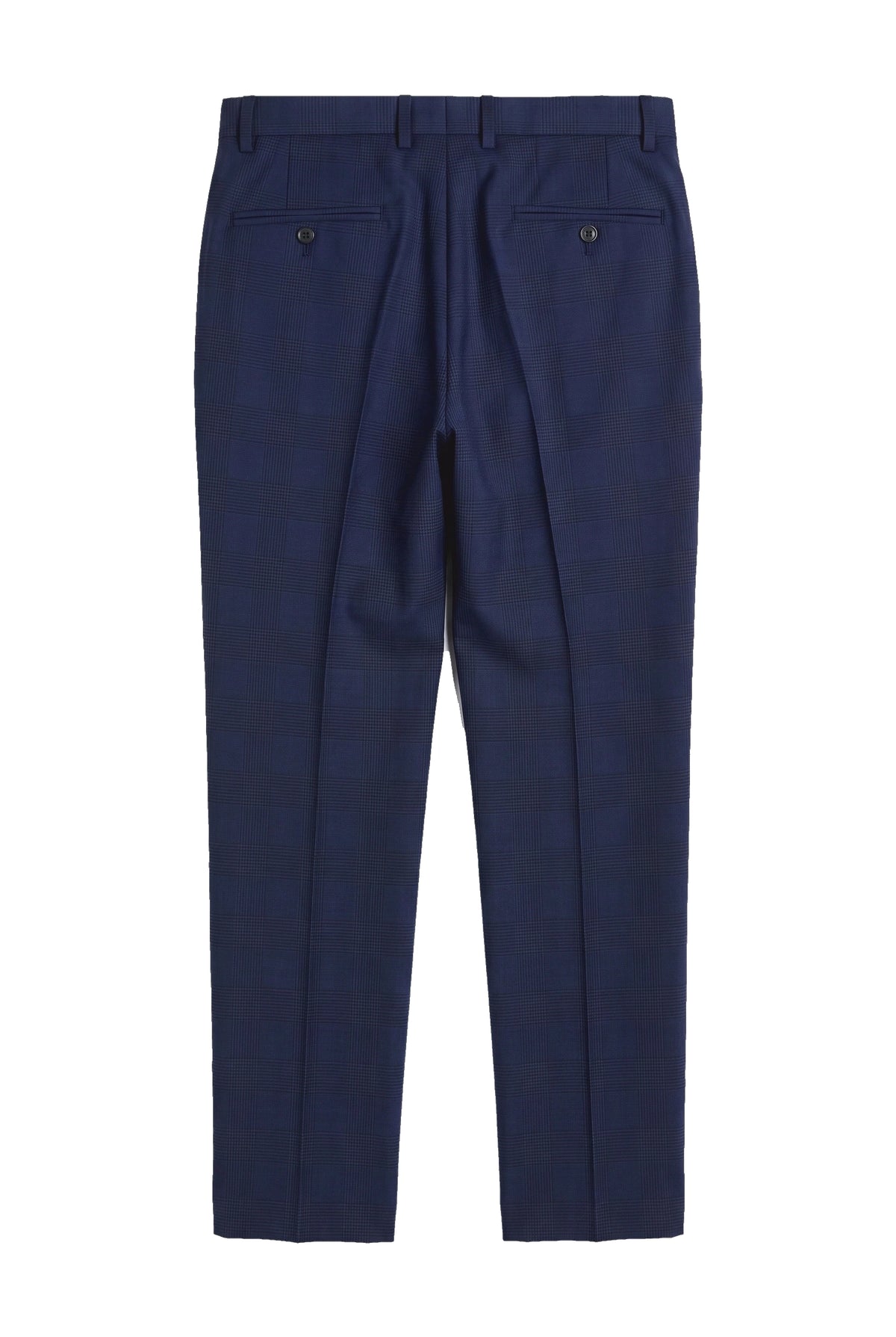 Pantalon à carreaux bleu marine Mark pour homme