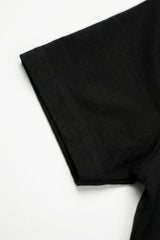 T-shirt noir classique pour homme en mélange de coton