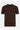 T-shirt marron en maille pour homme, coupe classique, col rond, manches courtes