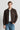 Veste bomber minimaliste marron pour homme