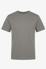 T-shirt classique pour homme en mélange de coton anthracite
