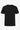 T-shirt classique en coton noir pour homme