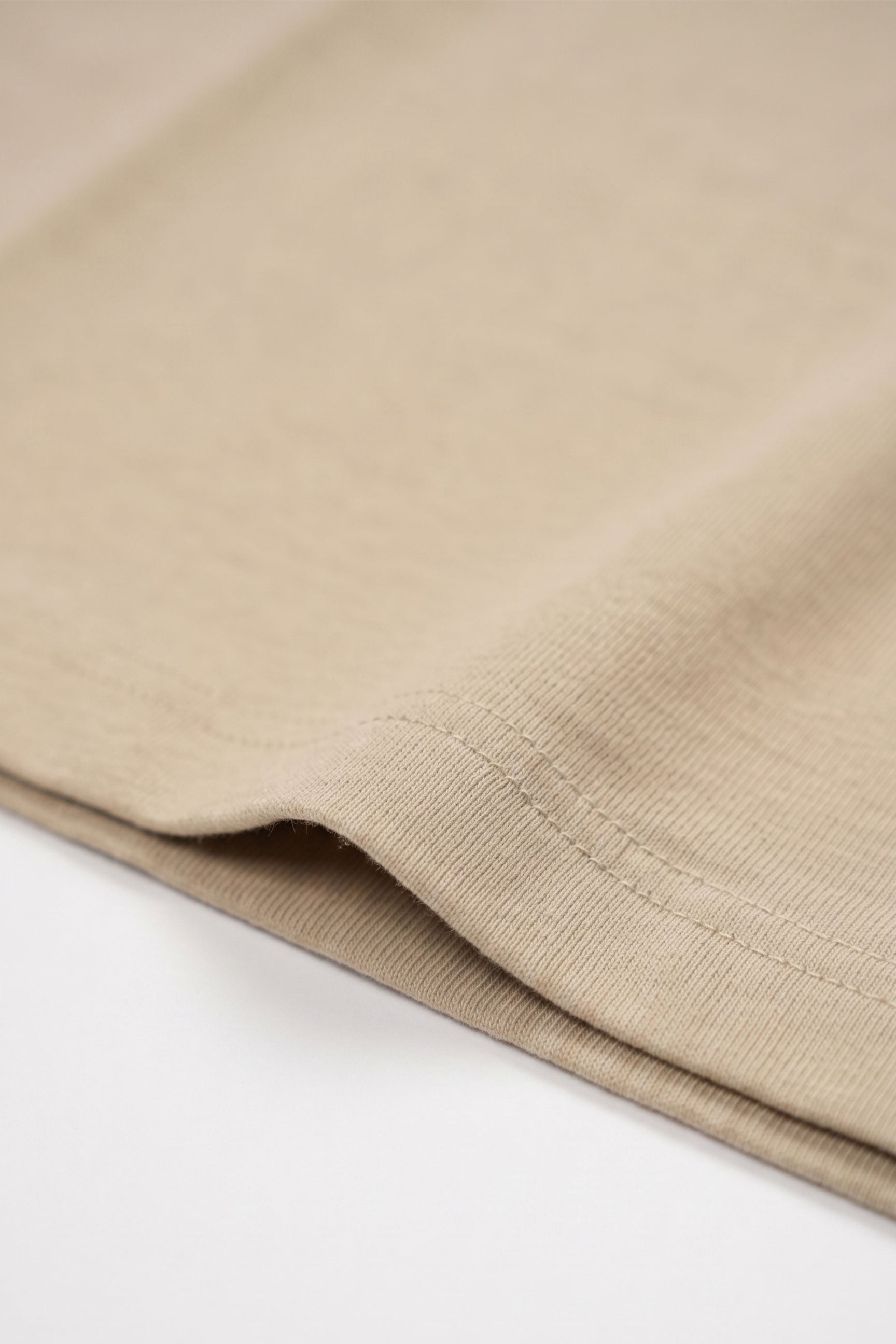 T-shirt classique en coton marron pour homme