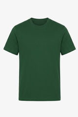 T-shirt classique en coton vert pour homme