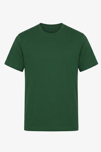 T-shirt classique en coton vert pour homme