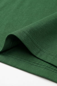 T-shirt classique en coton vert pour homme