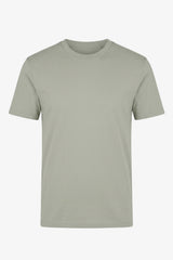T-shirt classique en coton gris pour homme