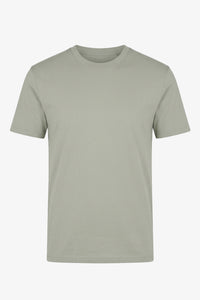 T-shirt classique en coton gris pour homme