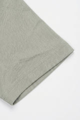 T-shirt classique en coton gris pour homme