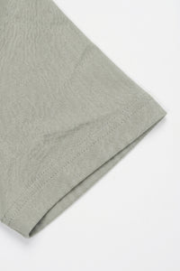 T-shirt classique en coton gris pour homme