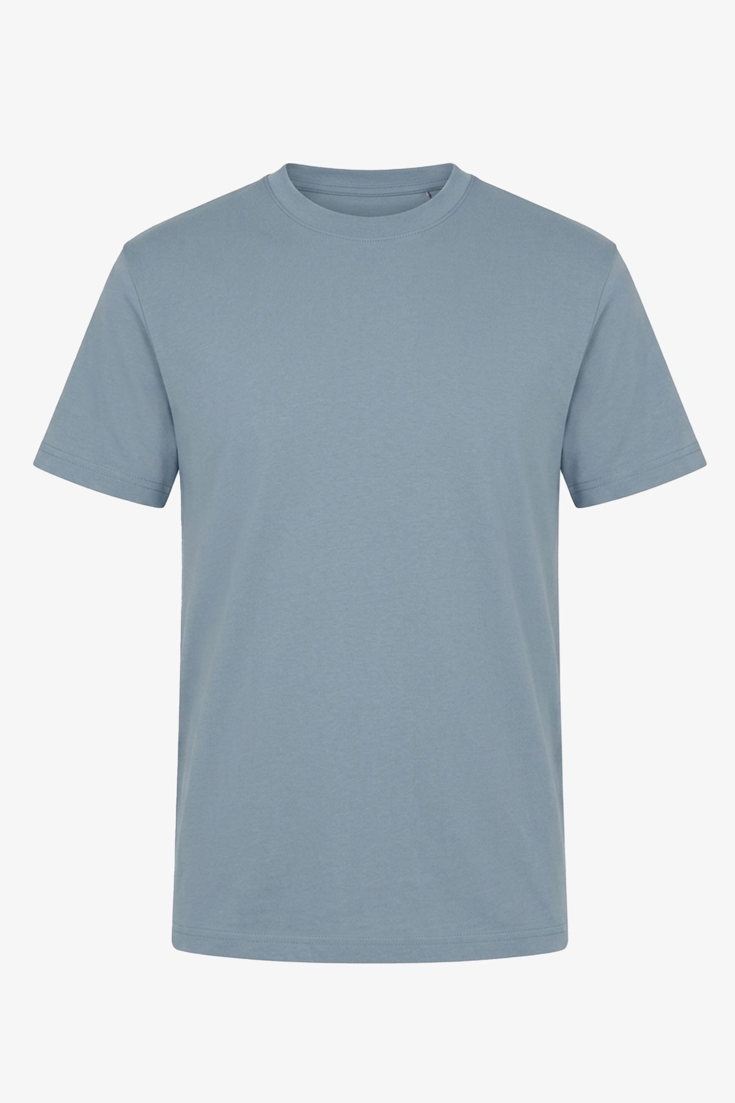 T-shirt classique en coton bleu ciel pour homme