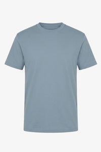 T-shirt classique en coton bleu ciel pour homme