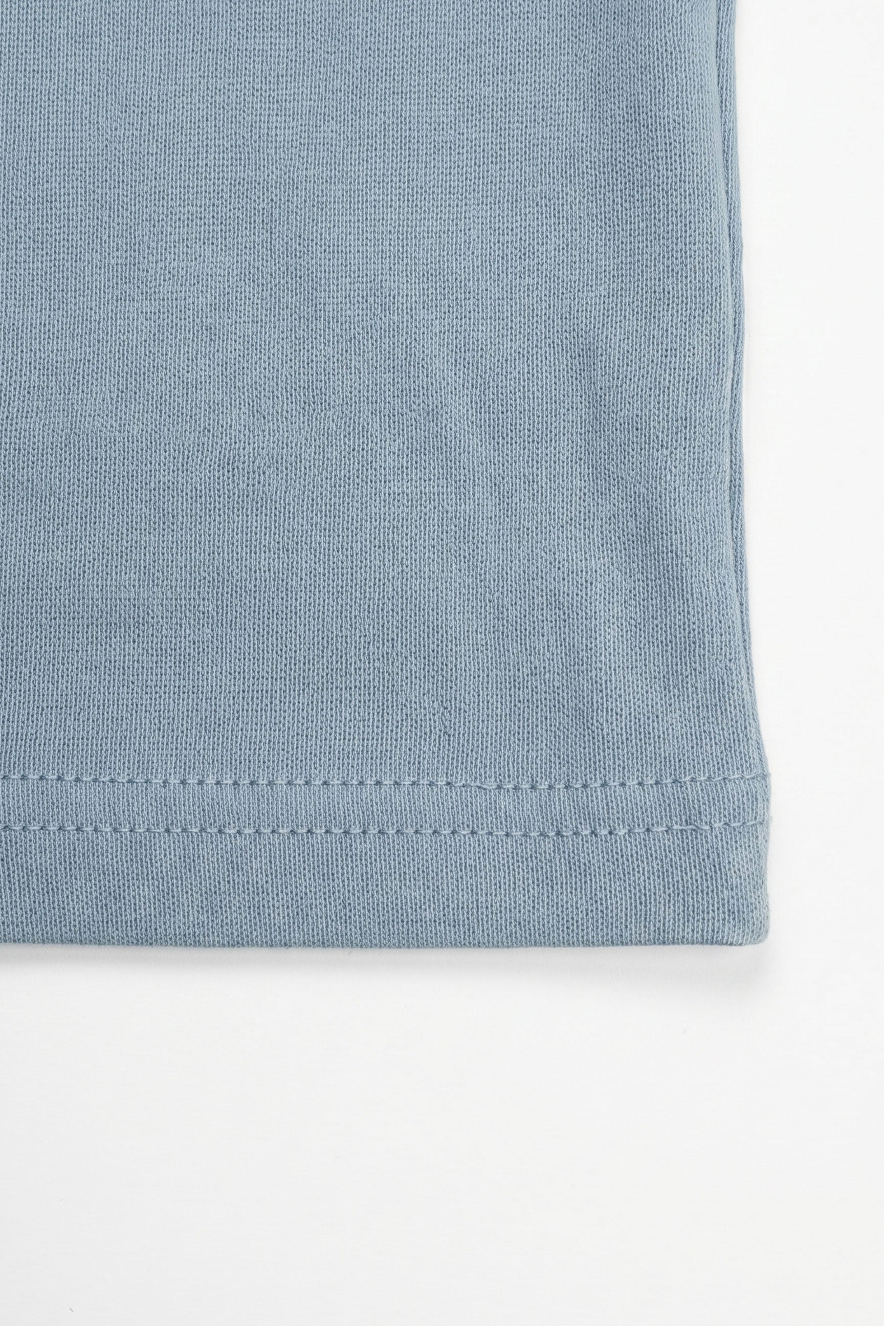 T-shirt classique en coton bleu ciel pour homme