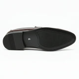 Mocassins penny en similicuir pour hommes