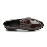 Mocassins penny en similicuir pour hommes