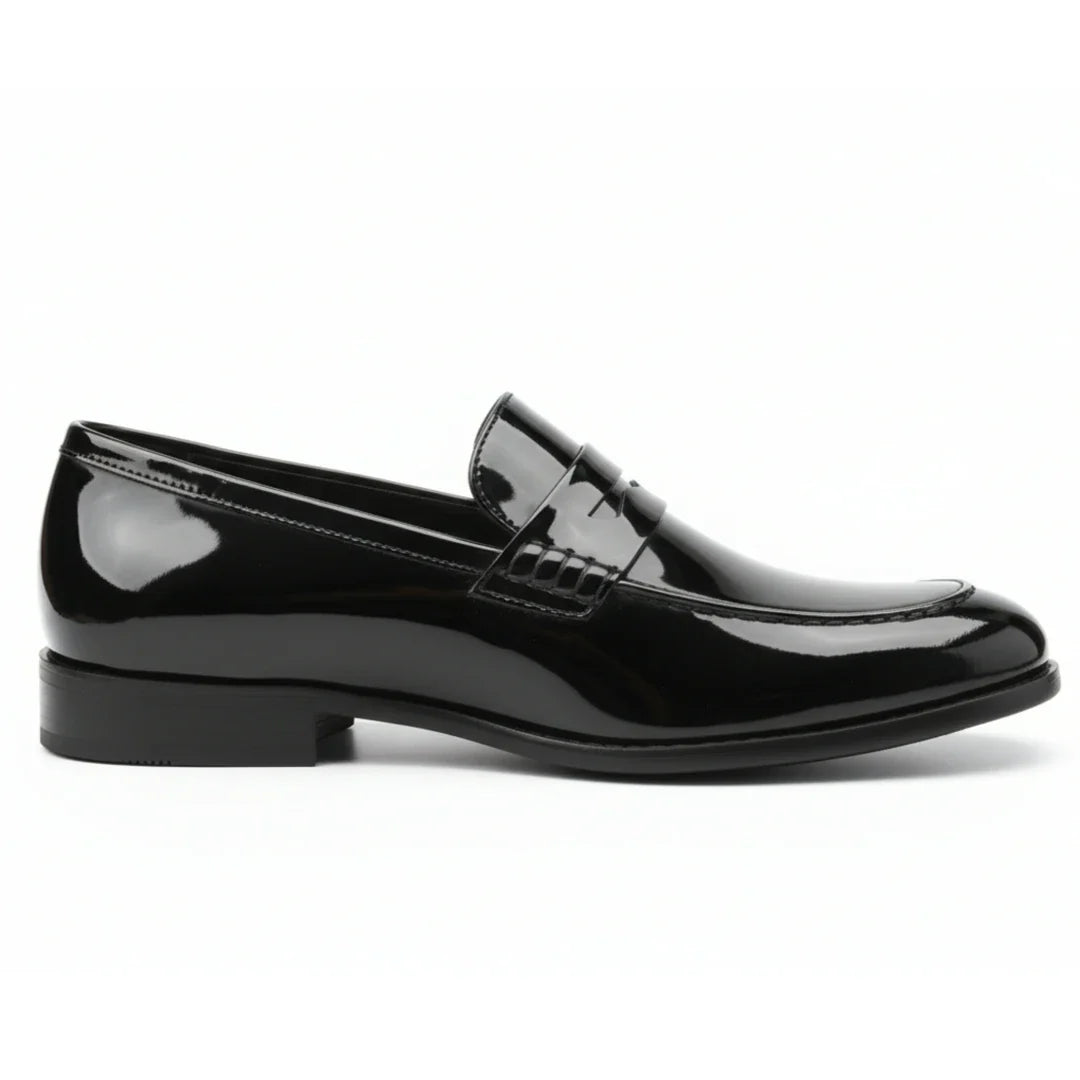 Mocassins penny en similicuir pour hommes