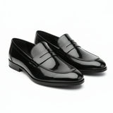 Mocassins penny en similicuir pour hommes