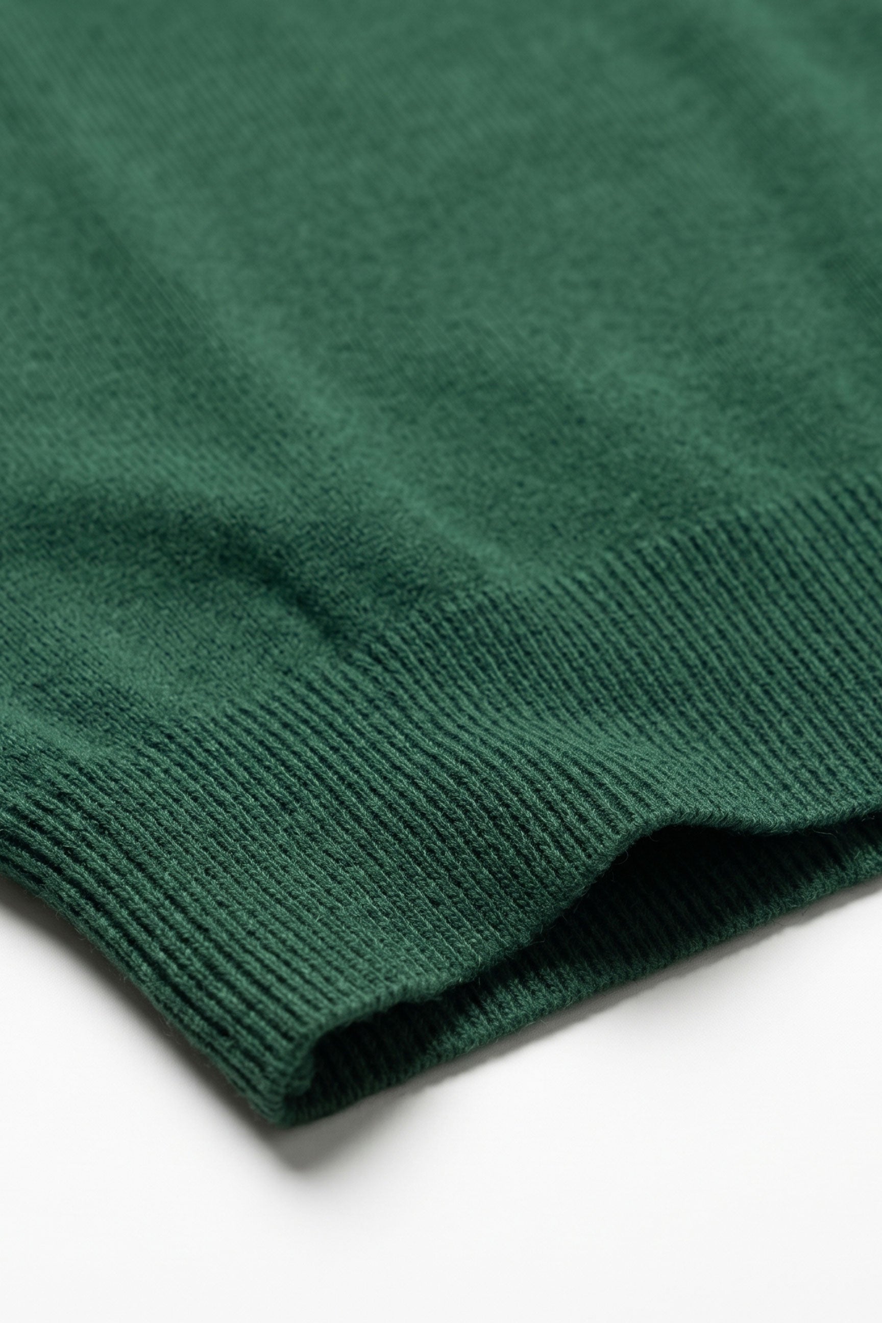 T-shirt classique vert pour homme, manches courtes, col rond