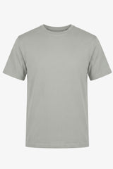 T-shirt gris classique pour homme en mélange de coton